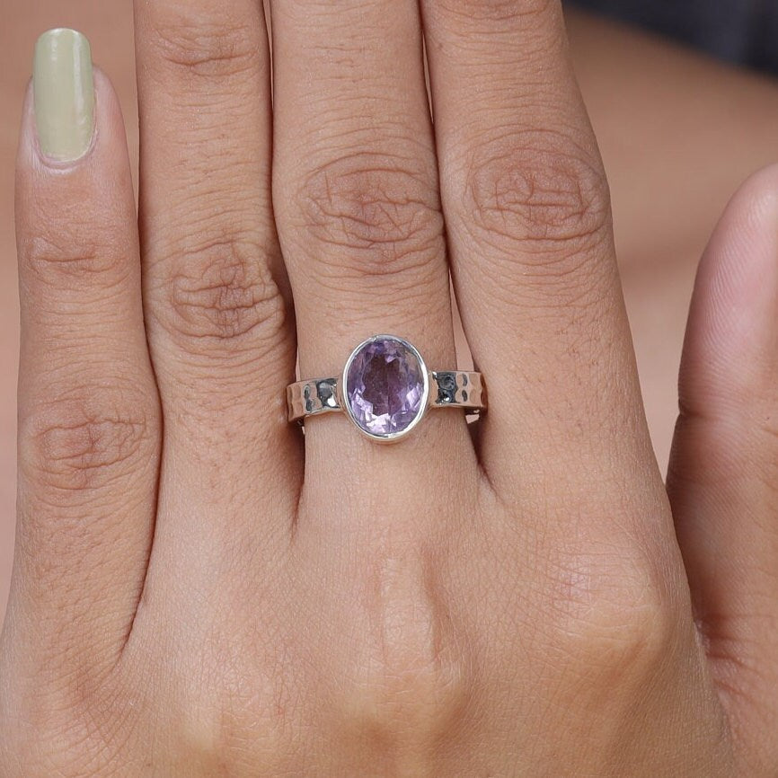 Amethyst Sterling Silver Ring