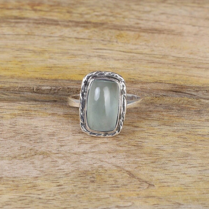 Aquamarine Sterling Silver Ring