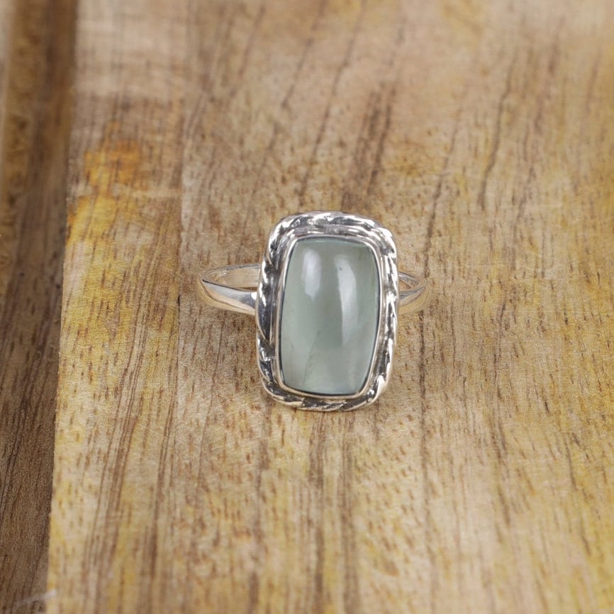 Aquamarine Sterling Silver Ring