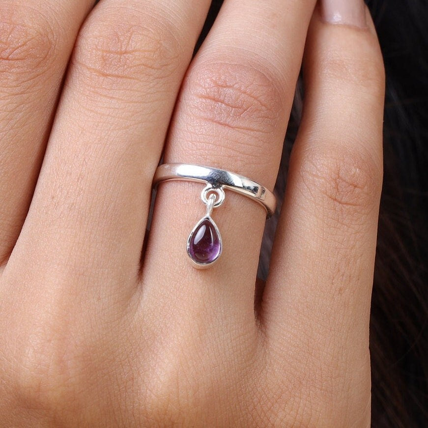 Amethyst Sterling Silver Ring