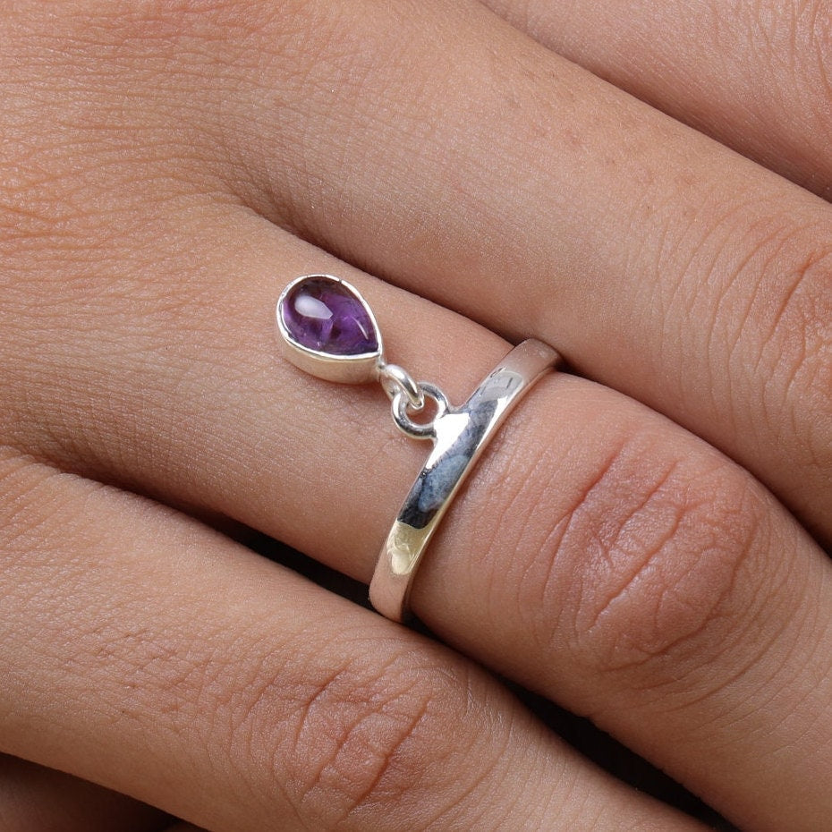 Amethyst Sterling Silver Ring