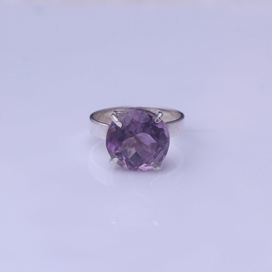 Amethyst Sterling Silver Ring