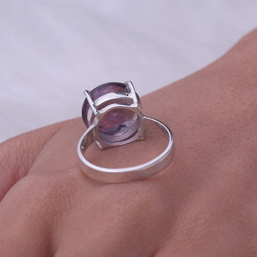 Amethyst Sterling Silver Ring