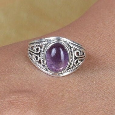 Amethyst 925 Sterling Silver Ring