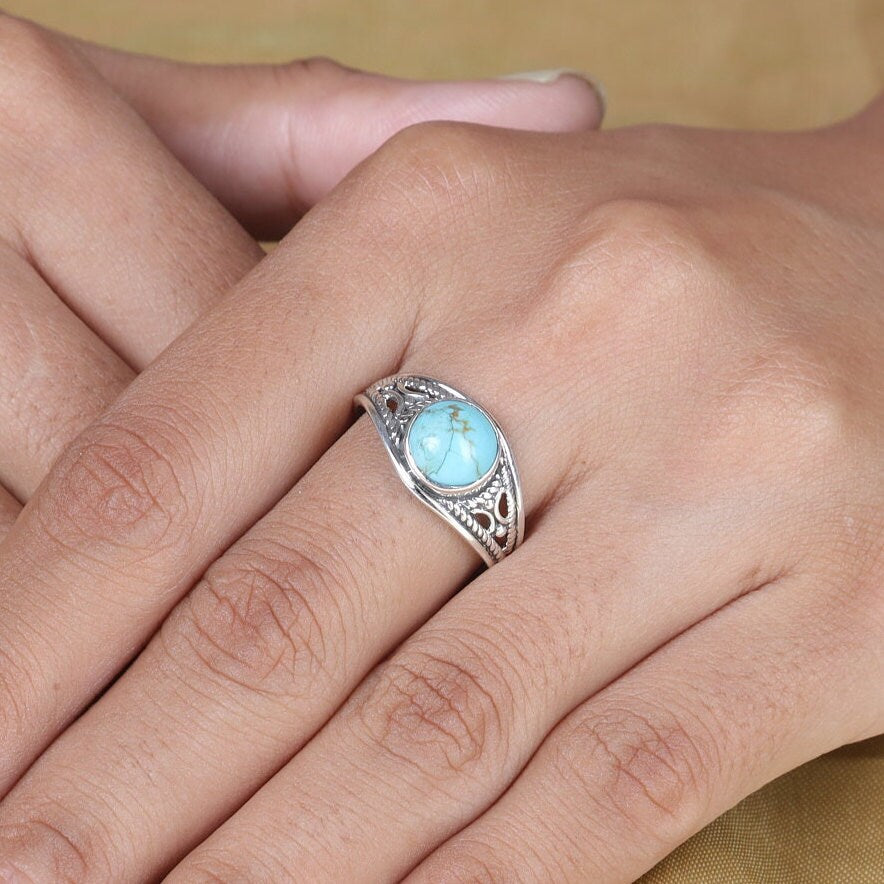 Arizona Turquoise Sterling Silver Ring