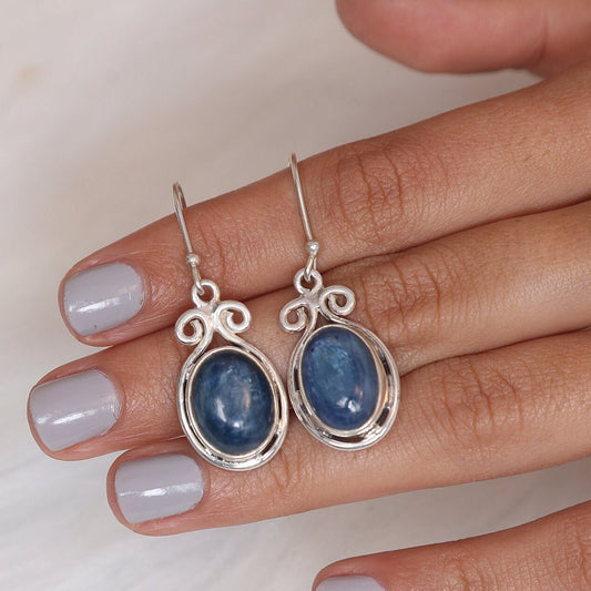 Kyanite Sterling Silver Earrings