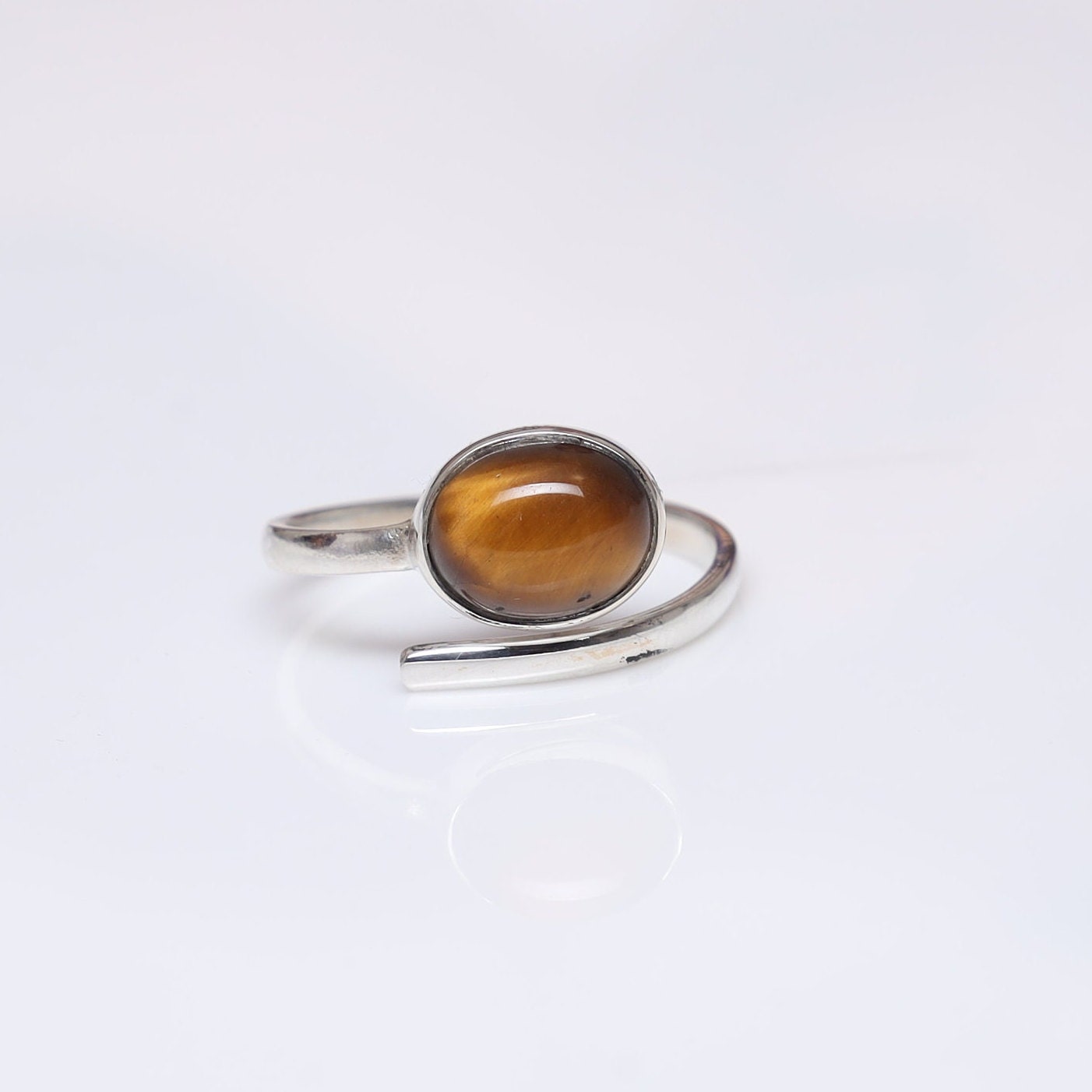 Tiger Eye Sterling Silver Ring