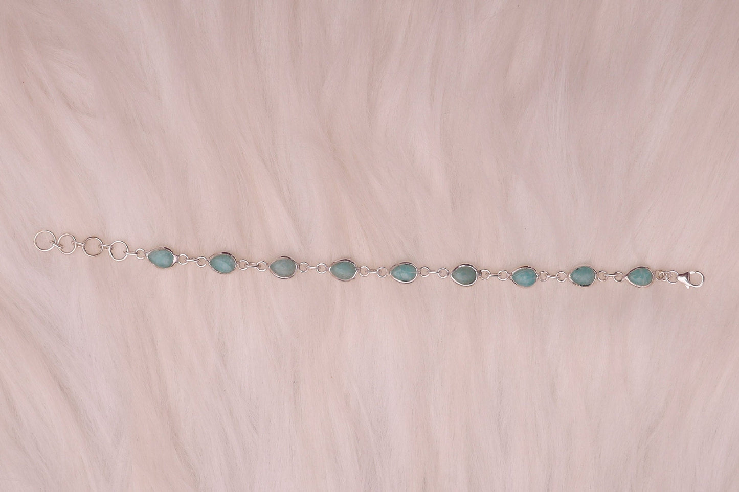 Amazonite Sterling Silver Bracelet