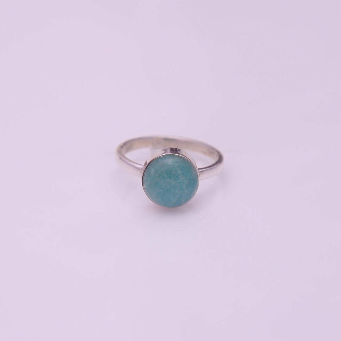 Amazonite Ring Sterling Silver Ring