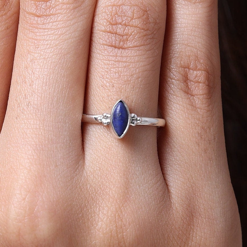 Lapis Lazuli Sterling Silver Ring