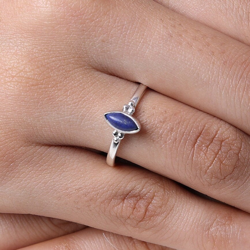 Lapis Lazuli Sterling Silver Ring