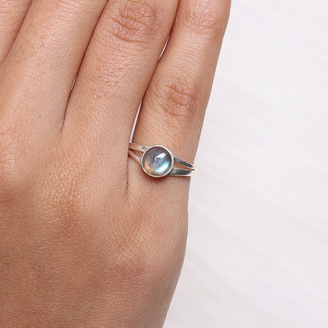 Labradorite Sterling Silver Ring