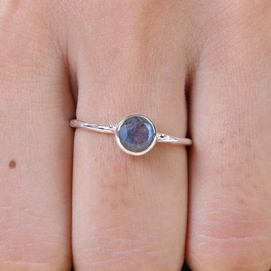 Labradorite Sterling Silver Ring