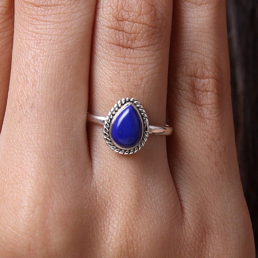 Lapis Lazuli Sterling Silver Ring