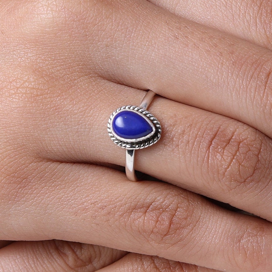 Lapis Lazuli Sterling Silver Ring