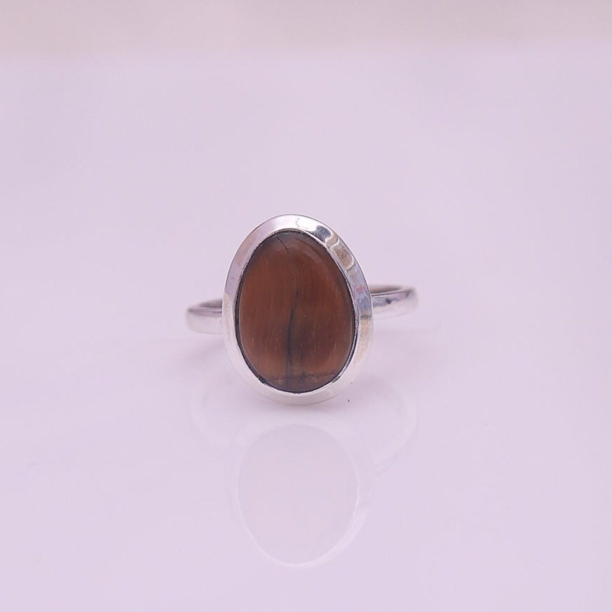 Tiger Eye Sterling Silver Ring