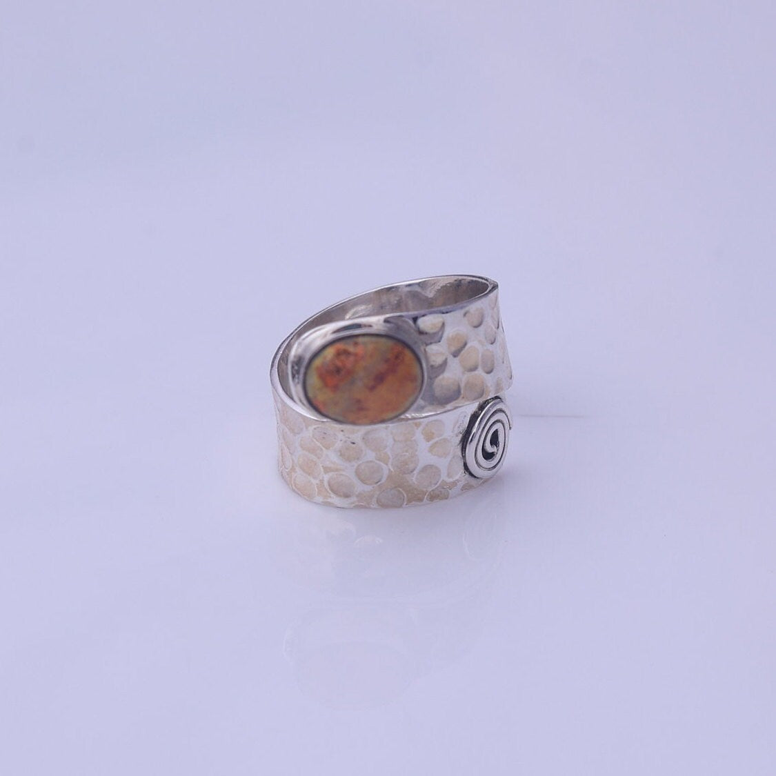 Bumble Bee Jasper 925 Sterling Silver Ring