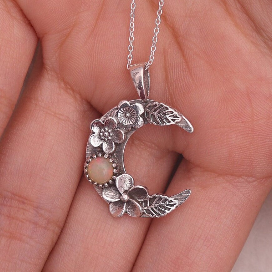 Ethiopian Opal Sterling Silver Pendant