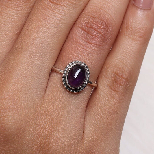 Amethyst 925 Sterling Silver Ring