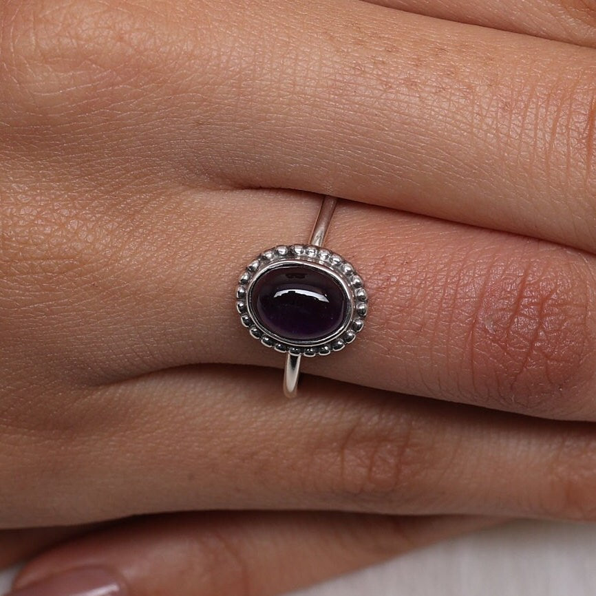 Amethyst 925 Sterling Silver Ring