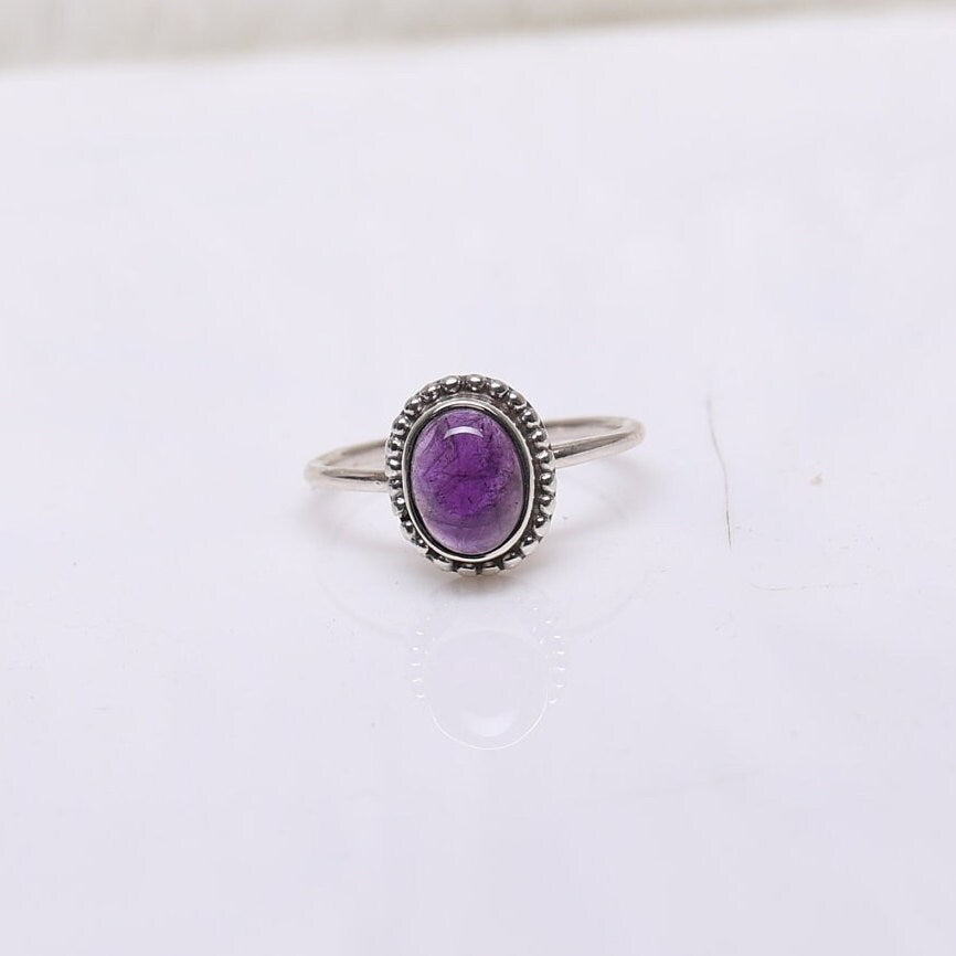 Amethyst 925 Sterling Silver Ring