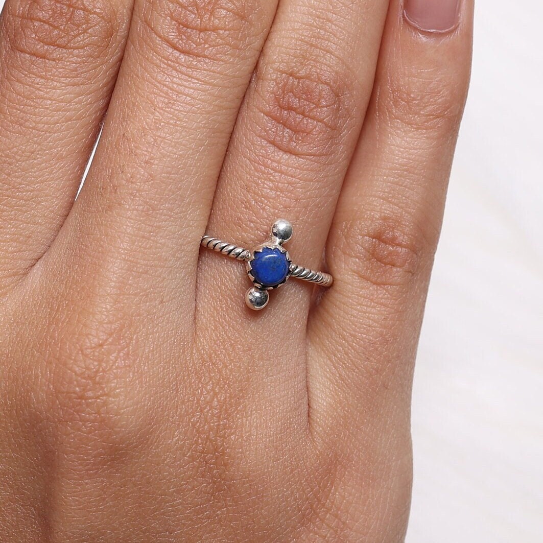 Lapis Lazuli Sterling Silver Ring