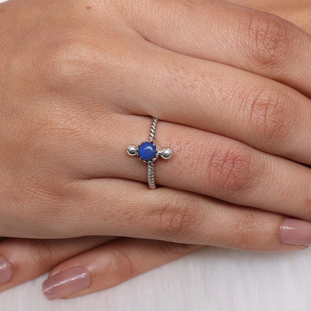 Lapis Lazuli Sterling Silver Ring