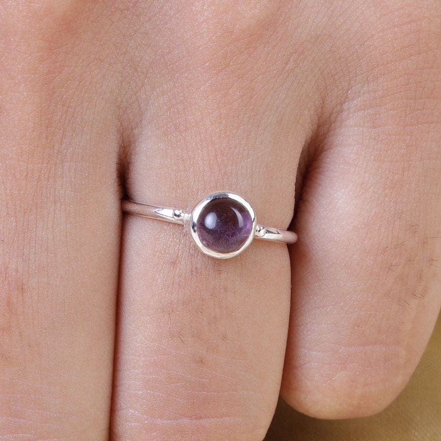 Amethyst 925 Sterling Silver Ring