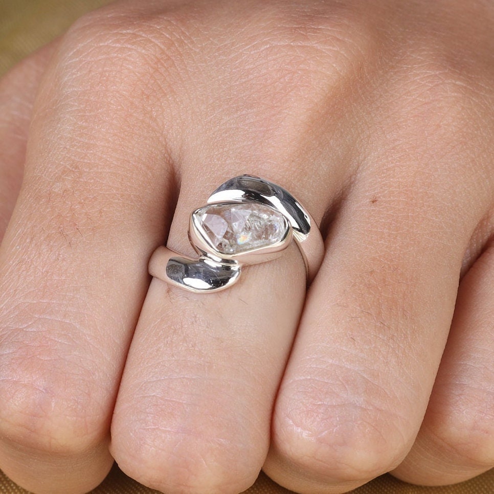 Herkimer Diamond Sterling Silver Ring