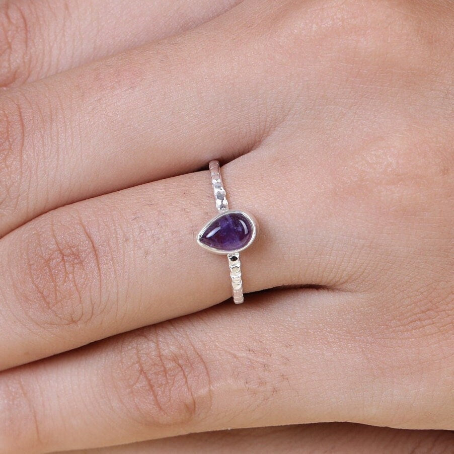 Amethyst 925 Sterling Silver Ring