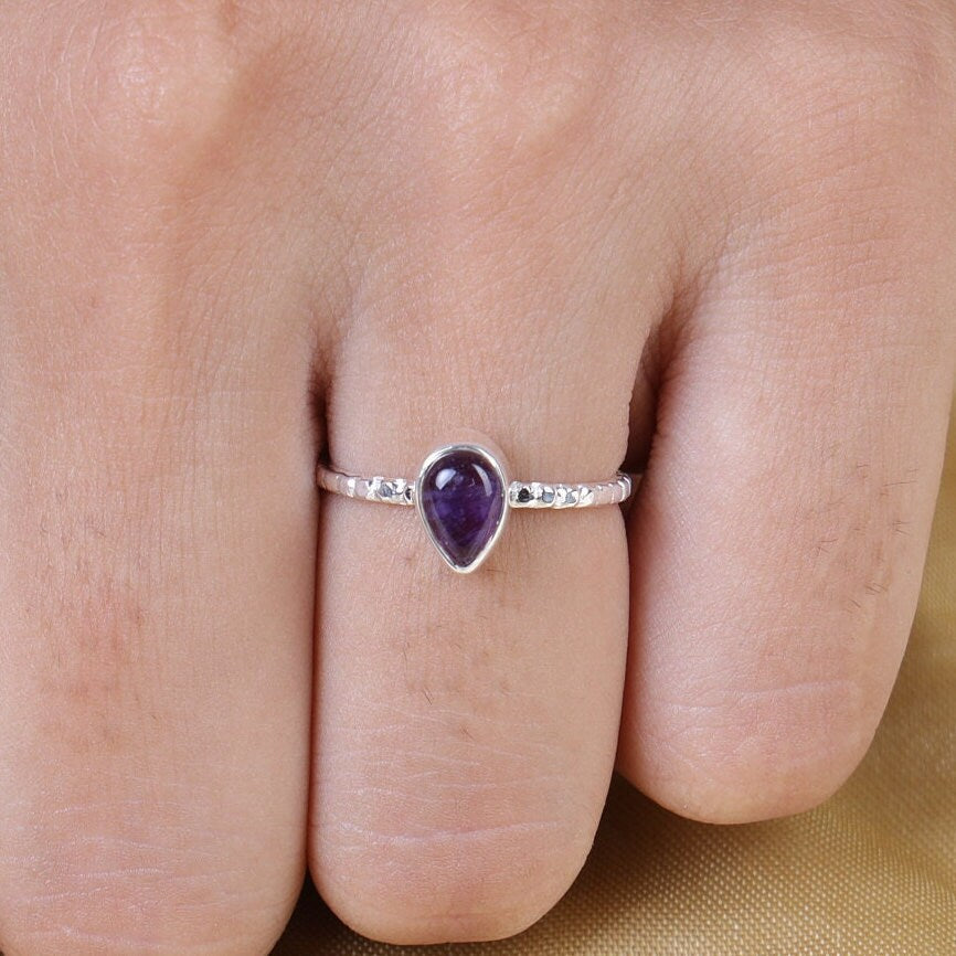 Amethyst 925 Sterling Silver Ring