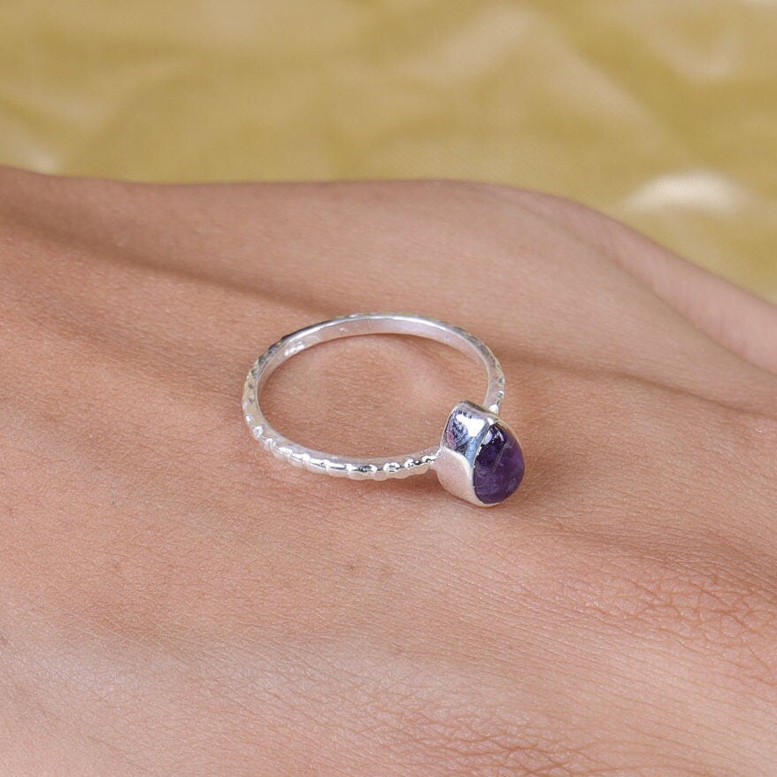 Amethyst 925 Sterling Silver Ring