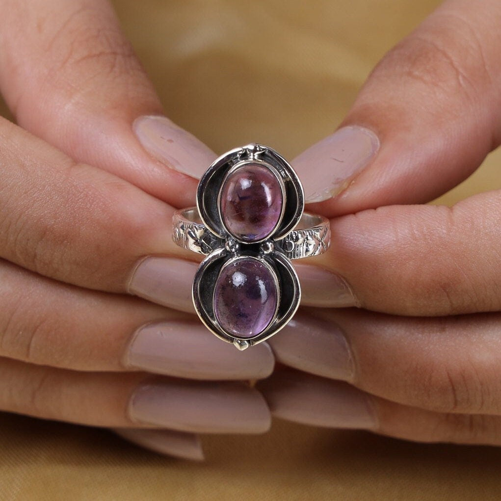 Amethyst Sterling Silver Ring