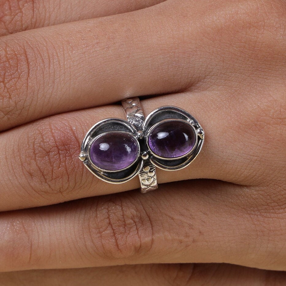 Amethyst Sterling Silver Ring