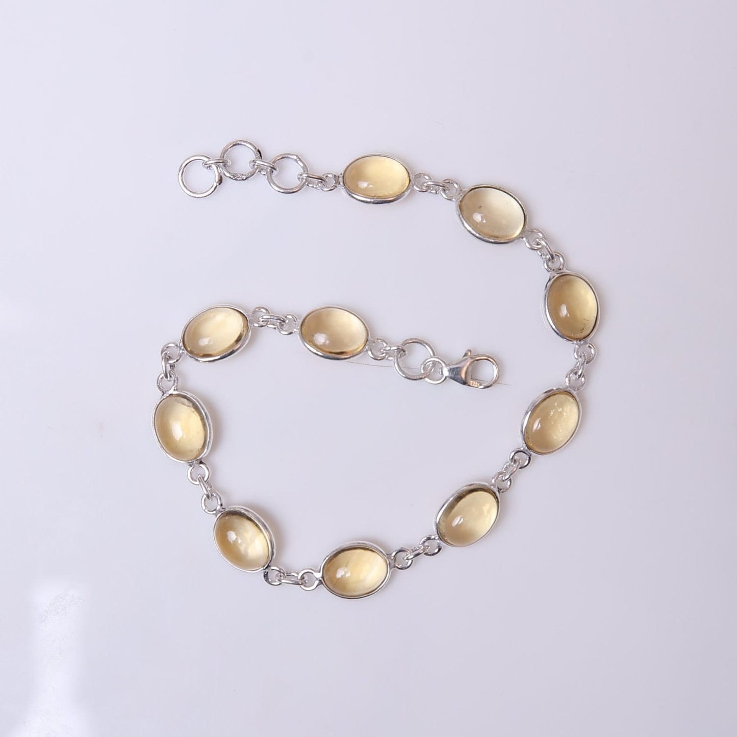 Citrine Sterling Silver Bracelet