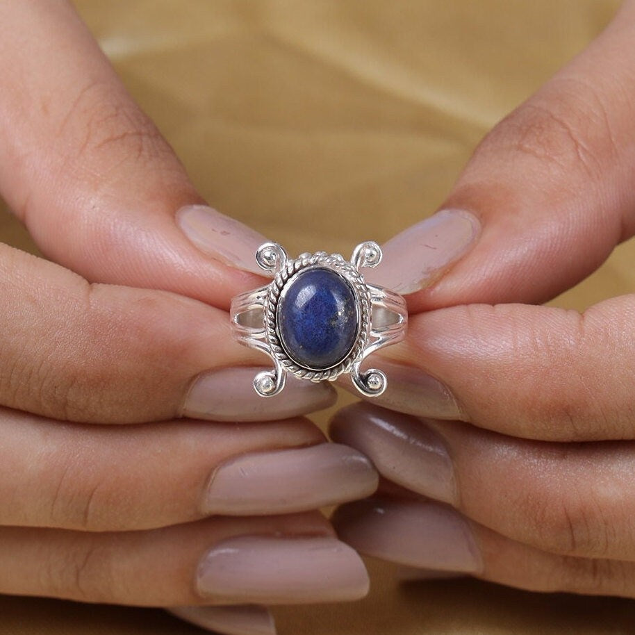 Lapis Lazuli Sterling Silver Ring