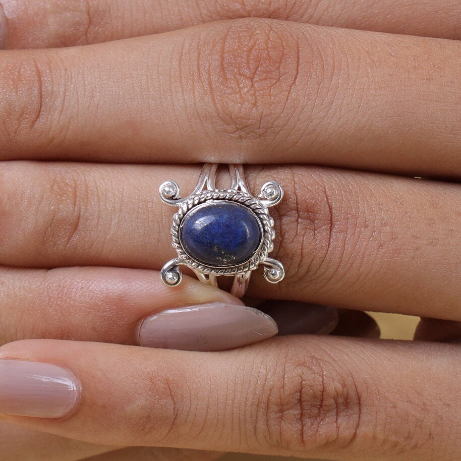 Lapis Lazuli Sterling Silver Ring