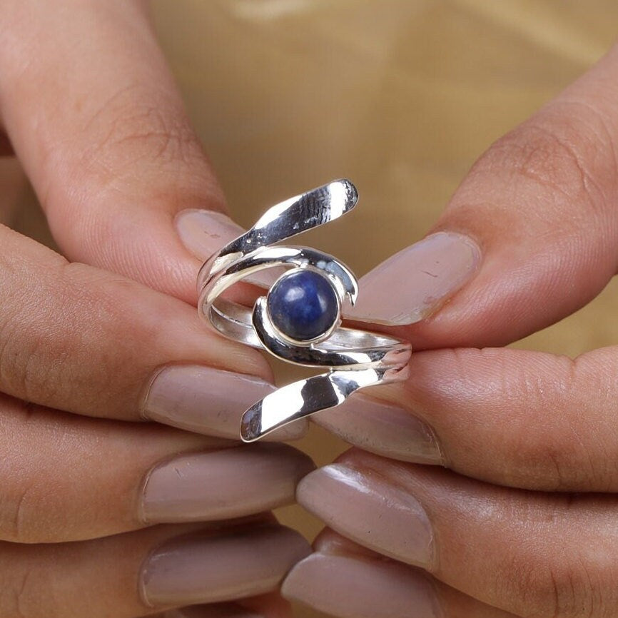 Lapis Lazuli Sterling Silver Ring