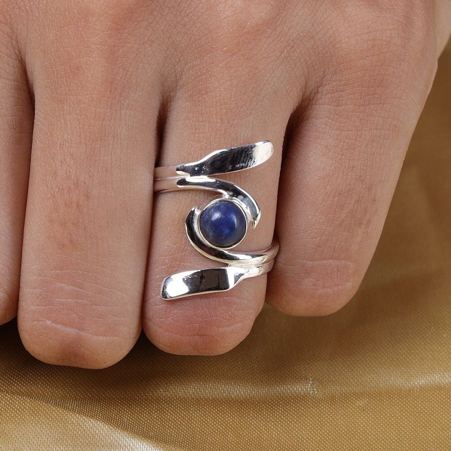 Lapis Lazuli Sterling Silver Ring