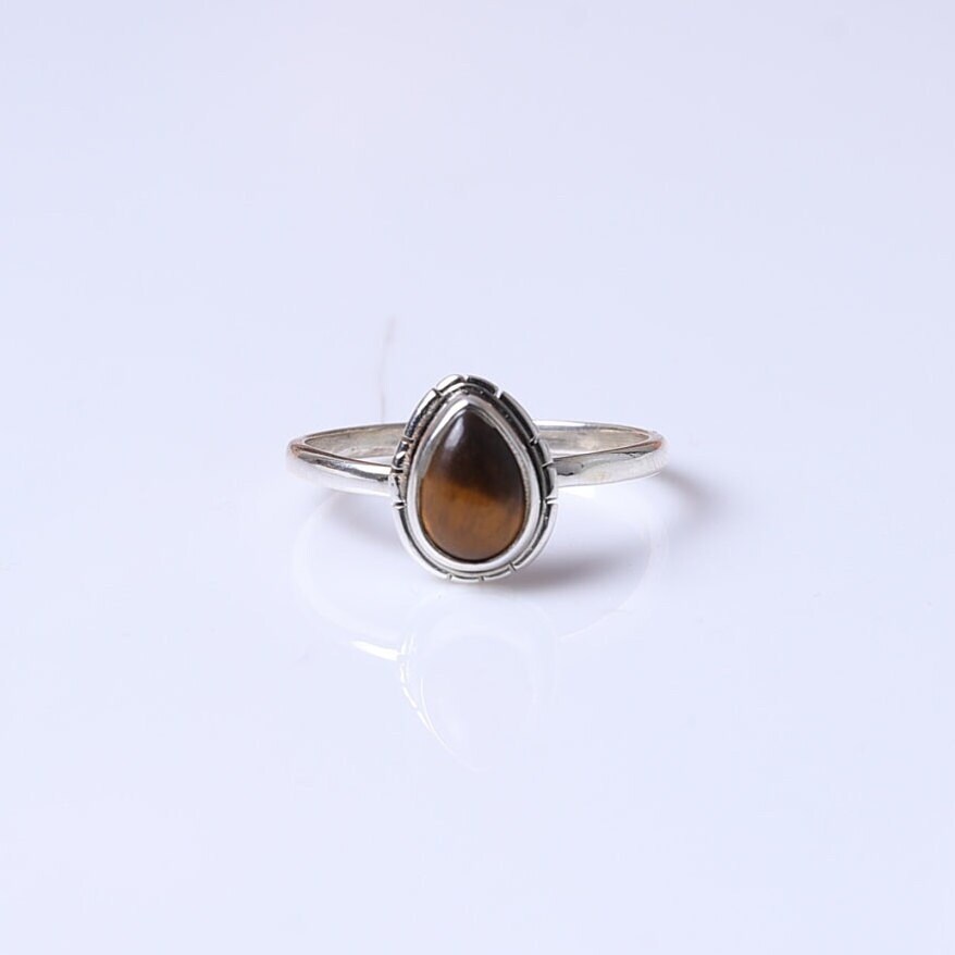 Tiger Eye Sterling Silver Ring