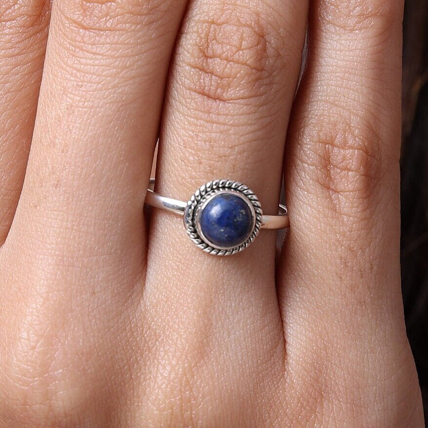 Lapis Lazuli Sterling Silver Ring