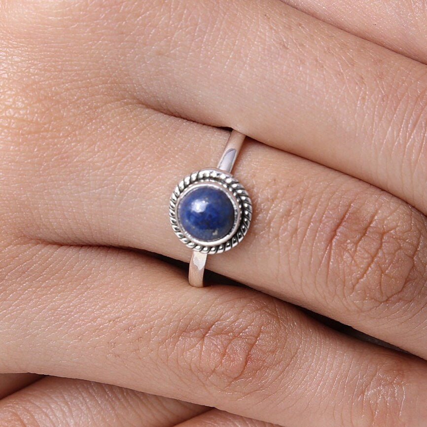 Lapis Lazuli Sterling Silver Ring