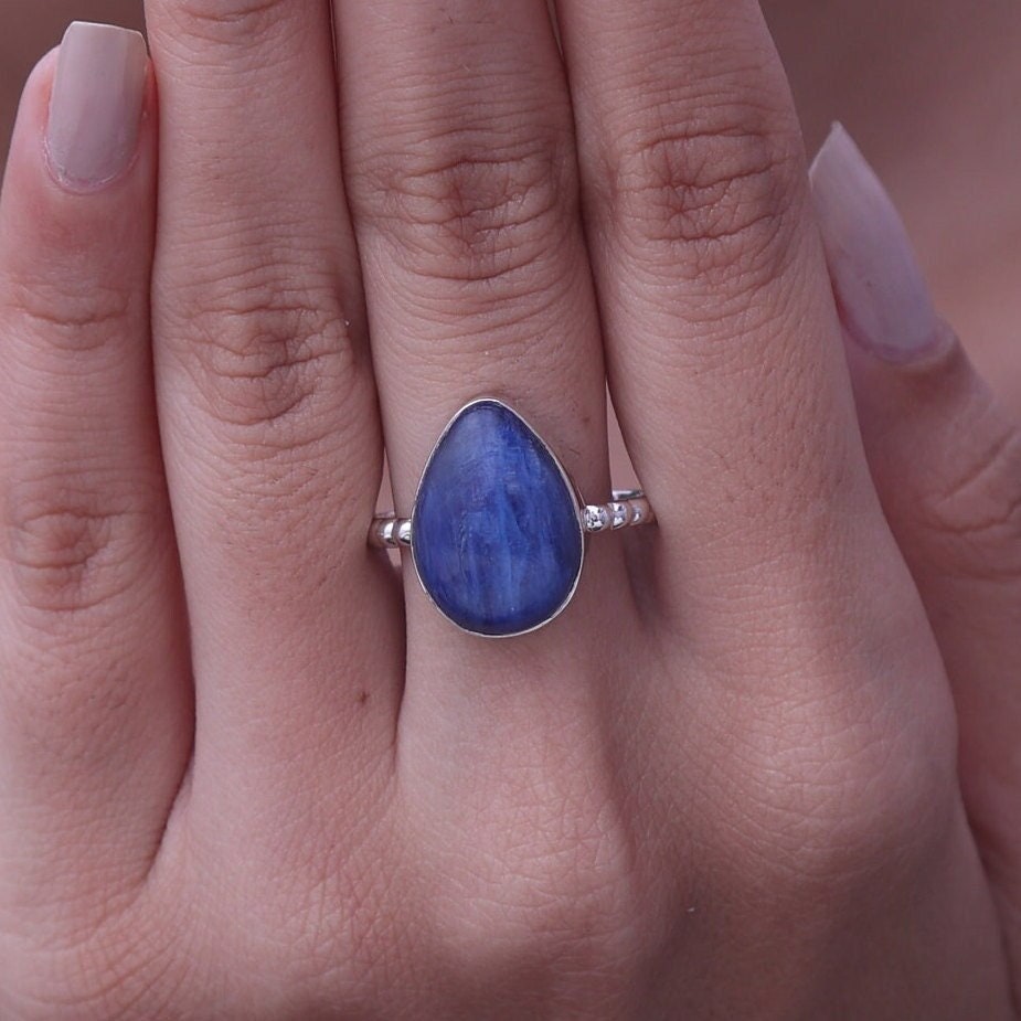 Kyanite Sterling Silver Ring