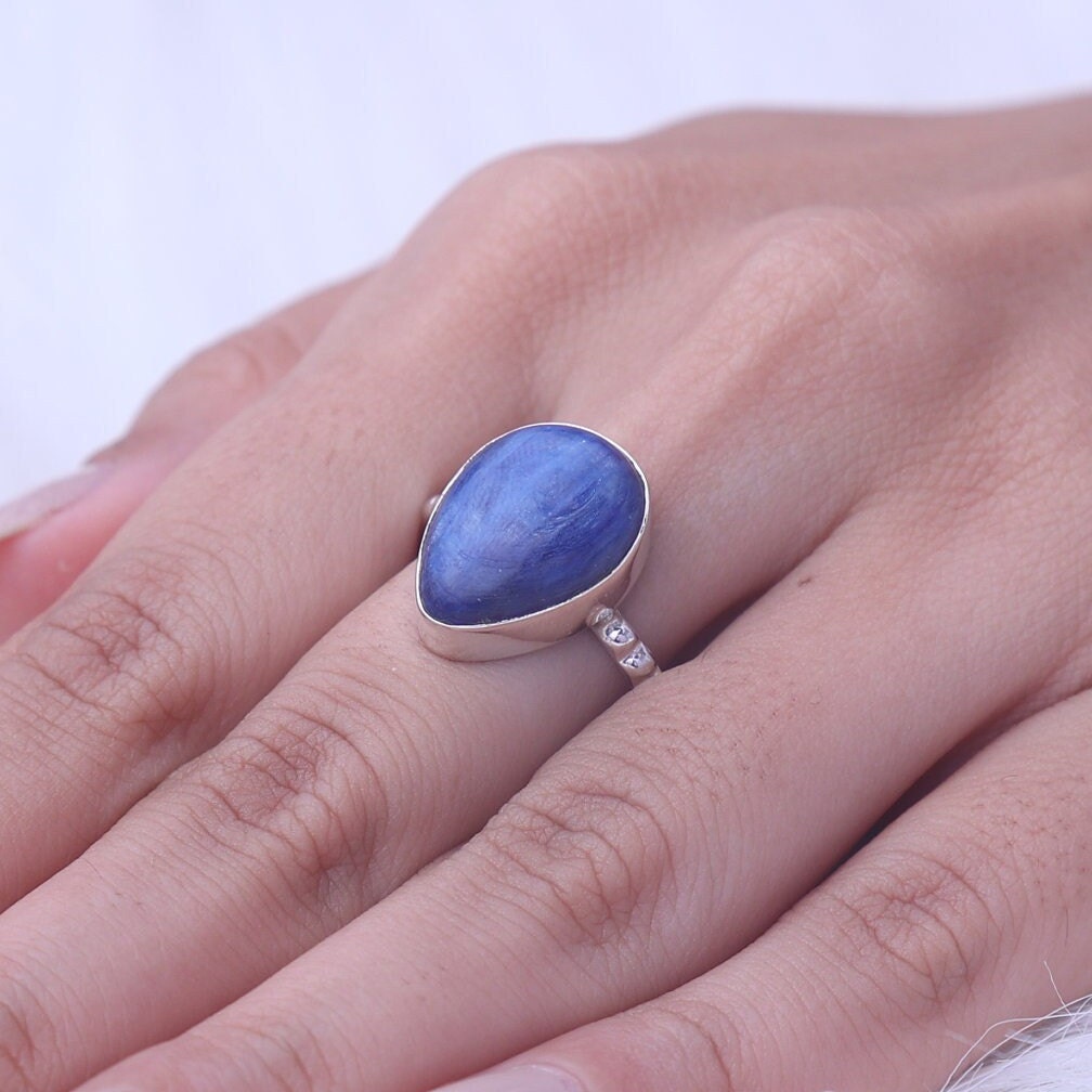 Kyanite Sterling Silver Ring