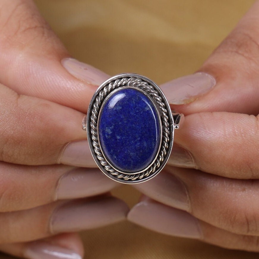 Lapis Lazuli Sterling Silver Ring