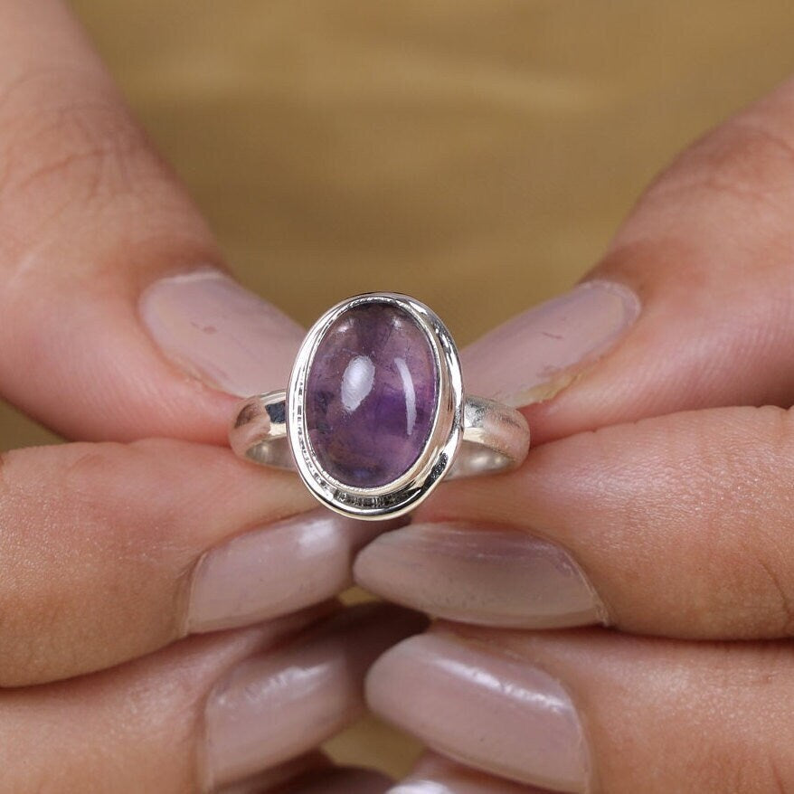 Amethyst Sterling Silver Ring