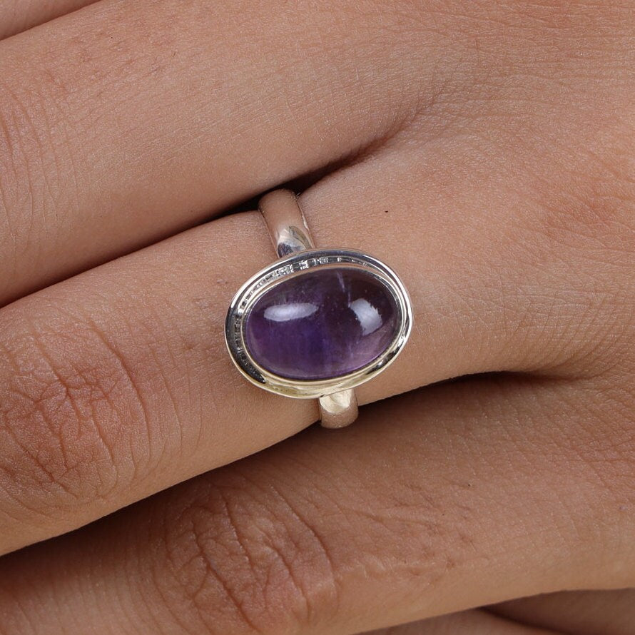 Amethyst Sterling Silver Ring