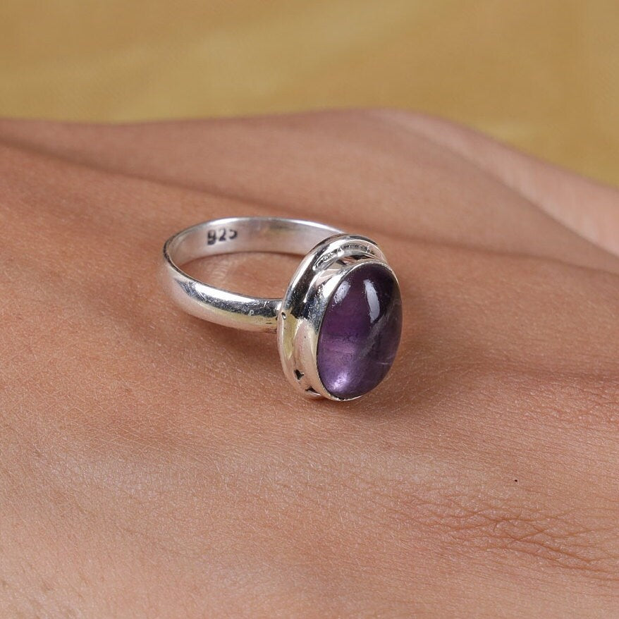 Amethyst Sterling Silver Ring