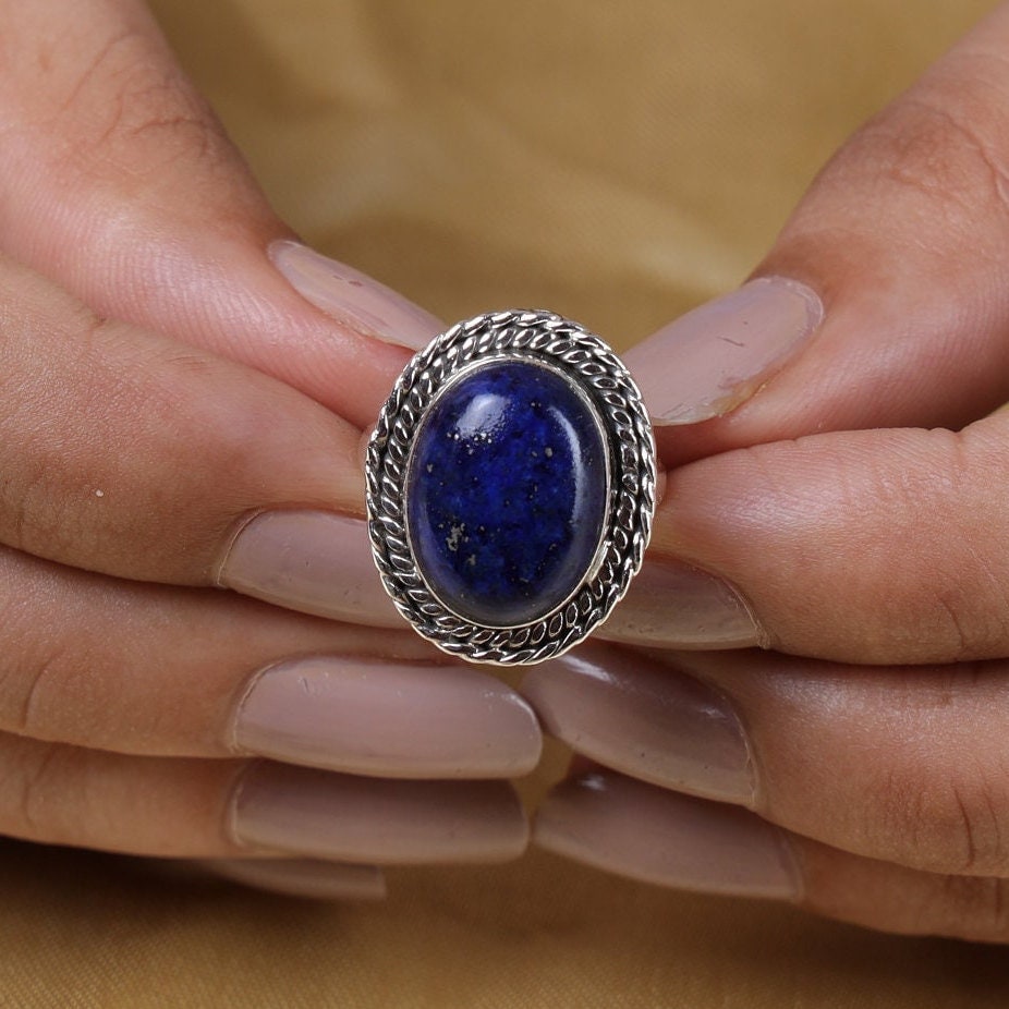 Lapis Lazuli Sterling Silver Ring