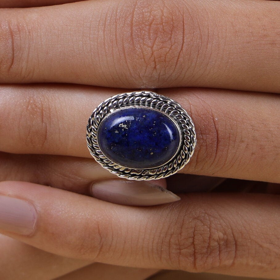 Lapis Lazuli Sterling Silver Ring